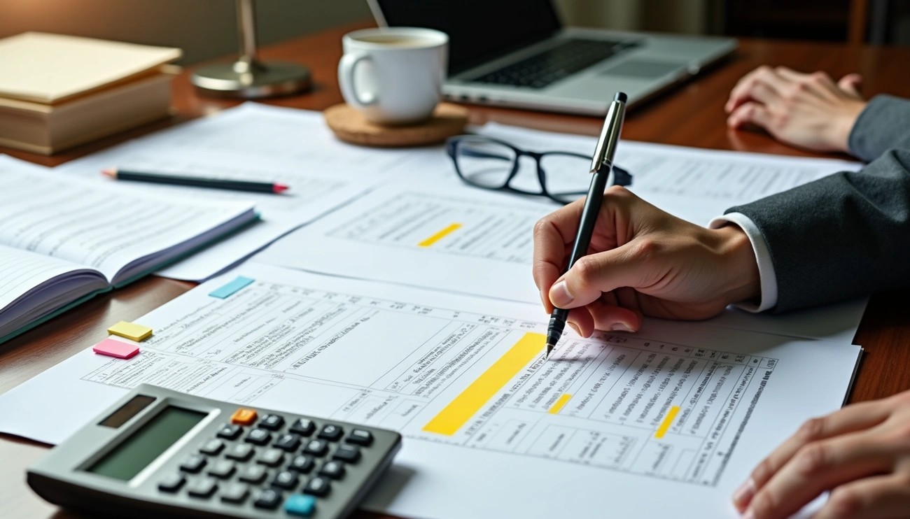 Bank statement analysis revealing spending patterns in high-net-worth divorce